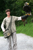 Sabine mit Weißkopfseeadler